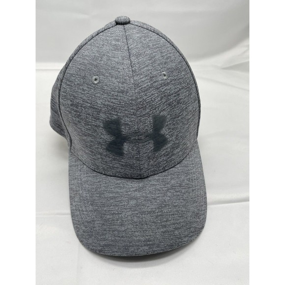 Under Armour fitted hat Gray Size MD/LG polyester stretch fit Thread Borne - Picture 1 of 3